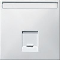 Лицевая панель Schneider Electric Merten Antique для 1-м. розетки RJ45 белый картинка